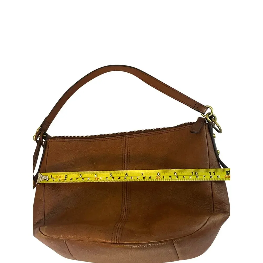 Fossil Brown Leather Hobo Shoulder Bag - Excellent Condition!